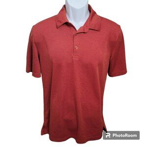 BCG Golf Polo Shirt, Men Small, Solid Red, Short Sleeve, Collared, EUC